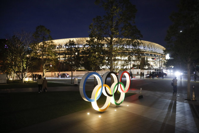 „Scanpix“ nuotr./Tokijuje oficialiai atidarytas pagrindinis 2020 metų olimpinių žaidynių stadionas