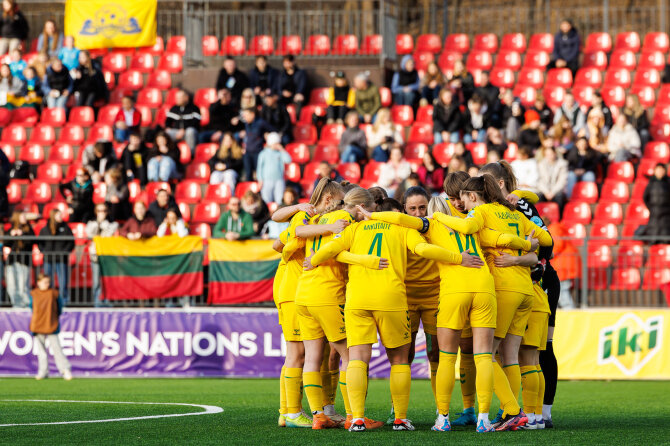 LFF nuotr./Lietuvos moterų futbolo rinktinė