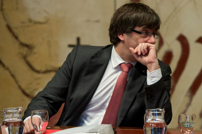 AFP/„Scanpix“ nuotr./Carlesas Puigdemont'as