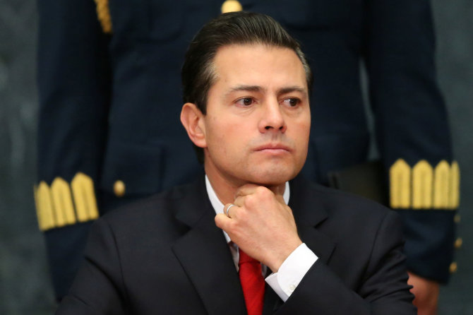„Reuters“/„Scanpix“ nuotr./Meksikos prezidentas Enrique Pena Nieto.