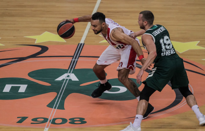 Getty Images/Euroleague.net nuotr./Lukas Lekavičius ir Nigelas Williamsas-Gossas