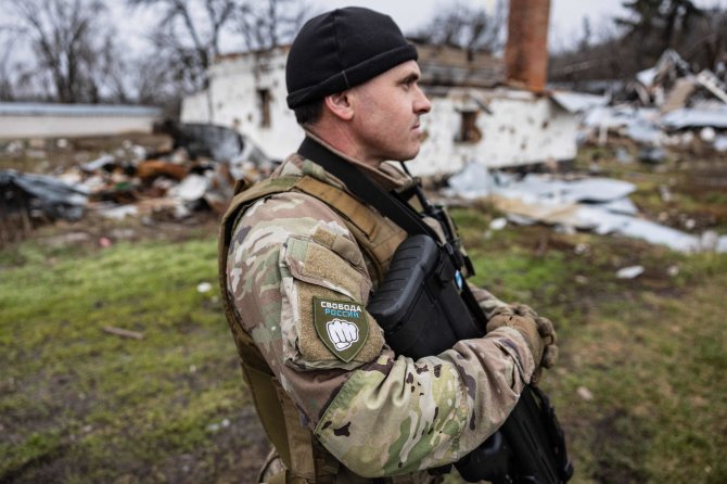 AFP/„Scanpix“ nuotr./Legiono „Rusijos laisvė“ karys „Tylusis“