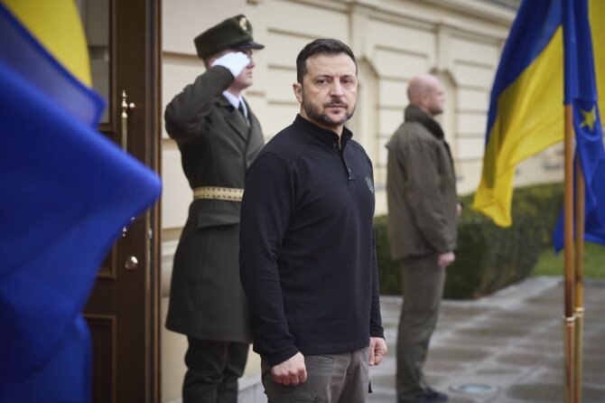 „Picture-Alliance“/„Scanpix“/Ukrainos prezidentas Volodymyras Zelenskis