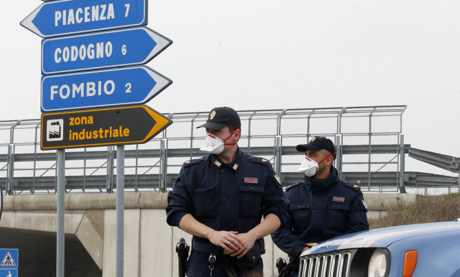 „Scanpix“/AP nuotr./Italijos policija
