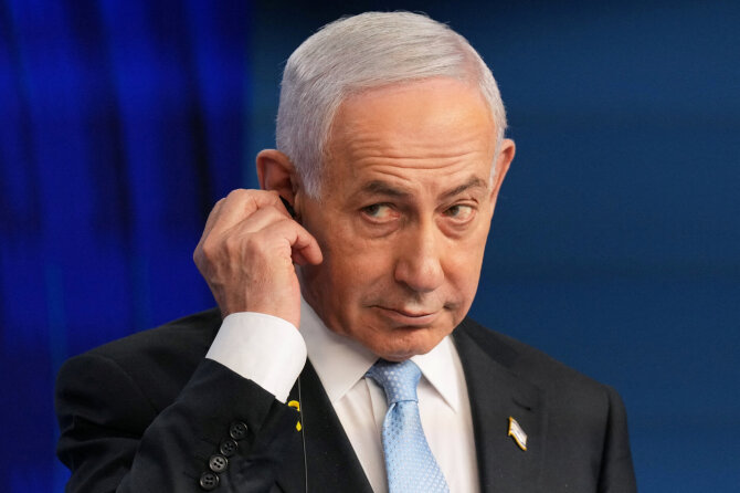 Benjaminas Netanyahu / Ariel Schalit / via REUTERS