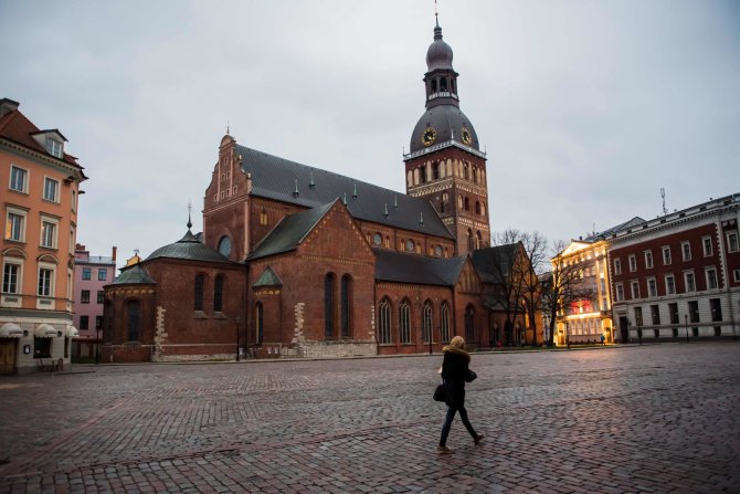 AFP/„Scanpix“ nuotr./Ryga per pandemiją