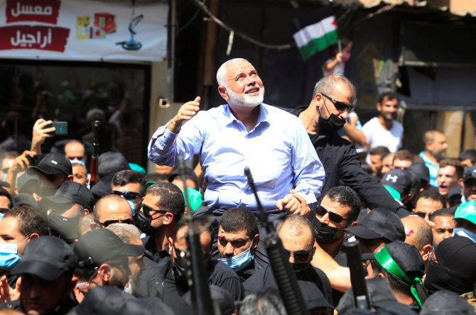 „Reuters“/„Scanpix“/„Hamas“ grupuotės politinis lyderis Ismailas Haniyeh