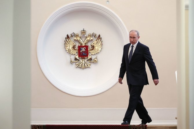 AFP/„Scanpix“ nuotr./Prezidento Putino inauguracijos 4-ai kadencijai ceremonija