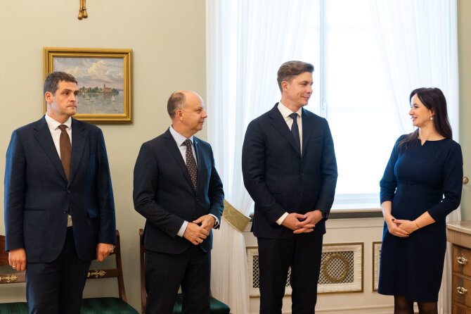 Roberto Riabovo / BNS nuotr./Remigijus Žemaitaitis, Aurelijus Veryga, Mindaugas Sinkevičius, Inga Ruginienė