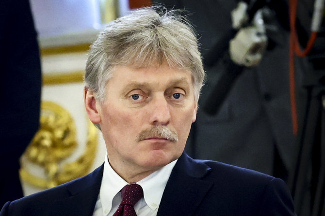 „AP“/„Scanpix“/Kremliaus atstovas spaudai Dmitrijus Peskovas