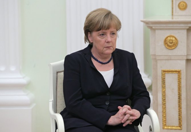 „Scanpix“ nuotr./Angela Merkel vieši Maskvoje