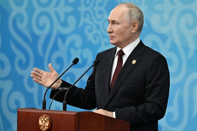 AP-Scanpix nuotr./ Rusijos prezidentas Vladimiras Putinas