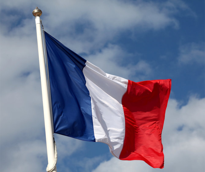 123RF.com nuotr./Prancūzijos vėliava