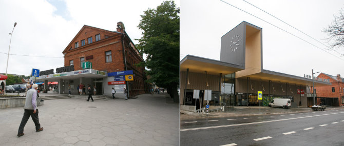 Eriko Ovčarenko / 15min nuotr./Kauno autobusų stotis prieš ir po rekonstrukcijos
