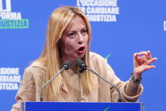 Giorgia Meloni / Claudio Furlan / ZUMAPRESS.com