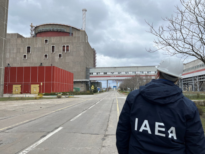 „Reuters“/„Scanpix“ nuotr./TATENA atstovas prie Zaporižios atominės elektrinės