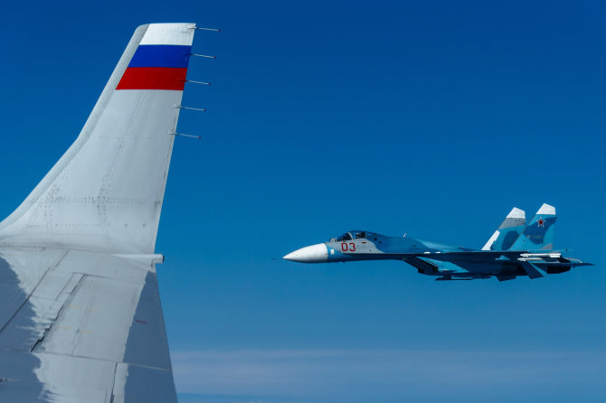 „Scanpix“/ITAR-TASS nuotr./Naikintuvas Su-27