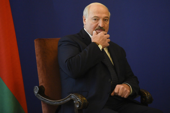 „Scanpix“/„SIPA“ nuotr./Aliaksandras Lukašenka