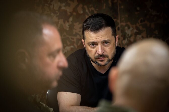 Volodymyras Zelenskis / Presidential Office of Ukraine / picture alliance / SvenSimon-ThePresidentialOfficeU