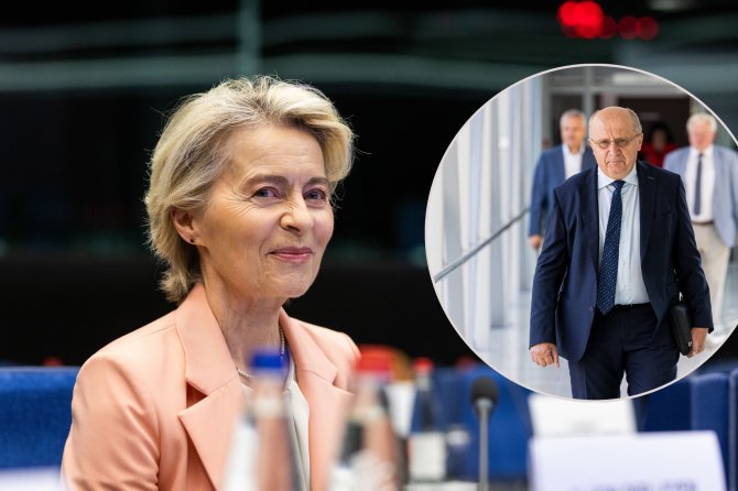 dpa/Scanpix/BNS/Ursula von der Leyen ir Andrius Kubilius