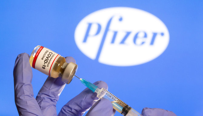 „Reuters“/„Scanpix“ nuotr./„Pfizer“ vakcina