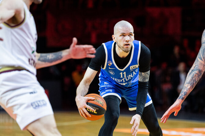 Pauliaus Peleckio / BNS nuotr./KMT kova dėl trečiosios vietos: „Lietkabelis“ – „Neptūnas“
