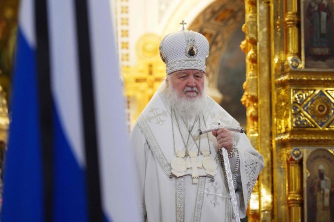 „AFP“/„Scanpix“/Patriarchas Kirilas