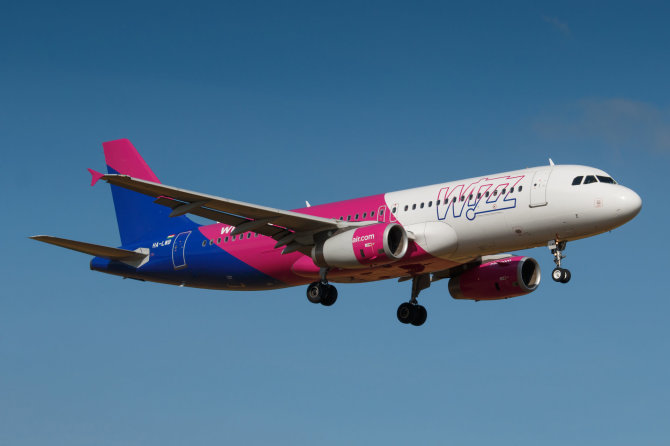 123RF.com nuotr. / „Wizz Air“ lėktuvas