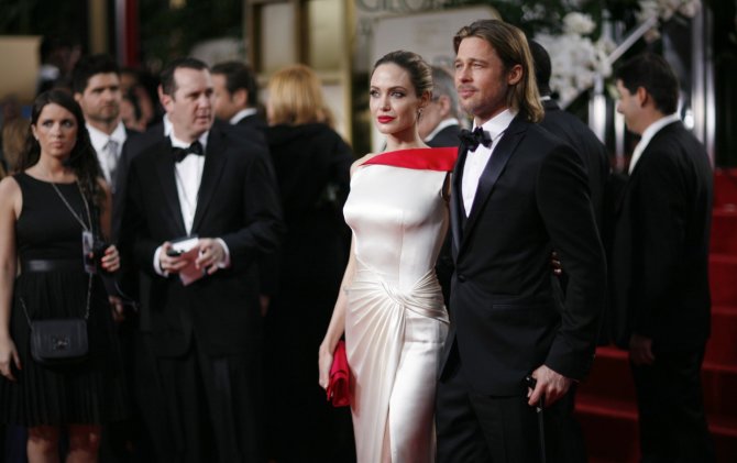 „Reuters“/„Scanpix“ nuotr./Bradas Pittas ir Angelina Jolie