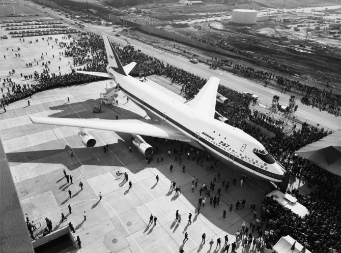 „Wikimedia Commons“ nuotr./„Boeing 747“ visuomenei pirmą kartą parodytas 1968 metais