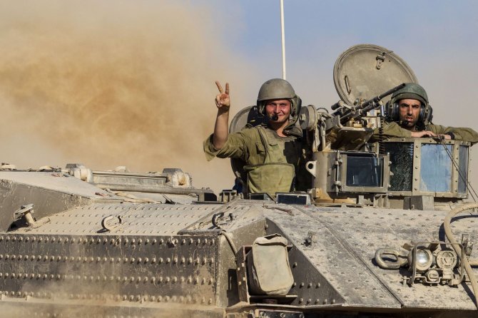 AFP/„Scanpix“ nuotr./Izraelio kariai