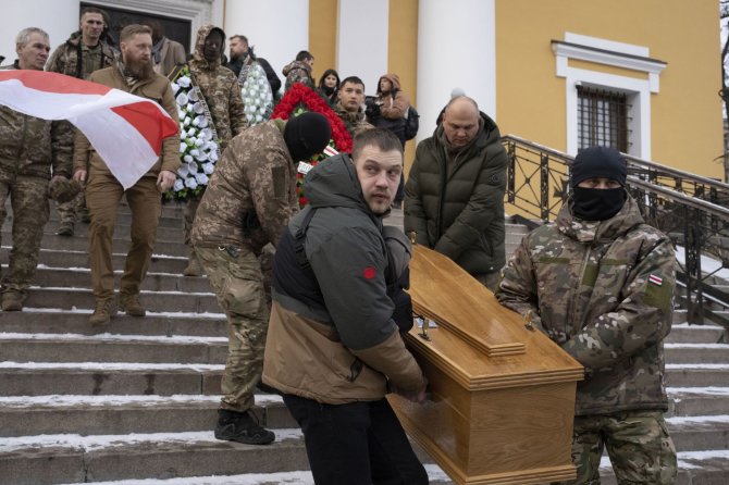 „Scanpix“/AP nuotr./Eduardo Lobavo laidotuvės Kyjive