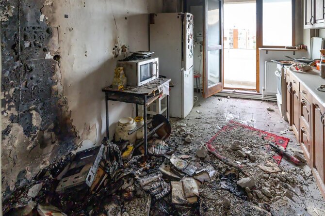 AFP/ „Scanpix“/Rusijos drono smūgio Rumunijai padariniai