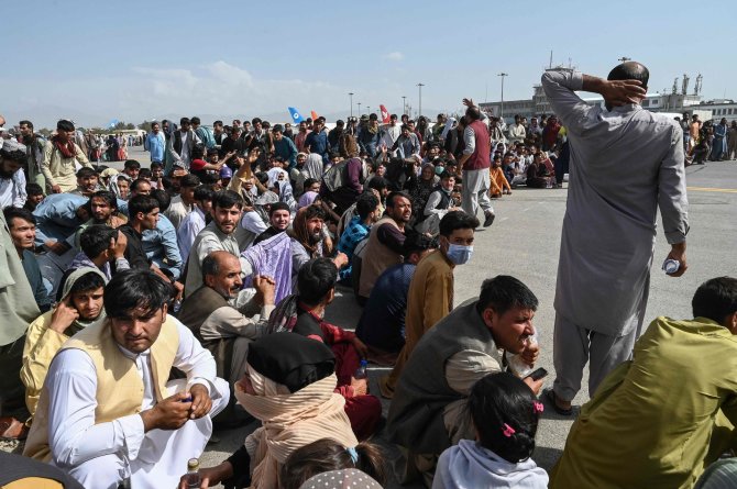 AFP/„Scanpix“ nuotr./Talibanui perėmus Afganistano kontrolę, Kabule tvyro panika