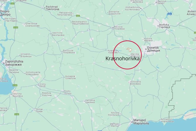 Google Maps/Krasnohorivka