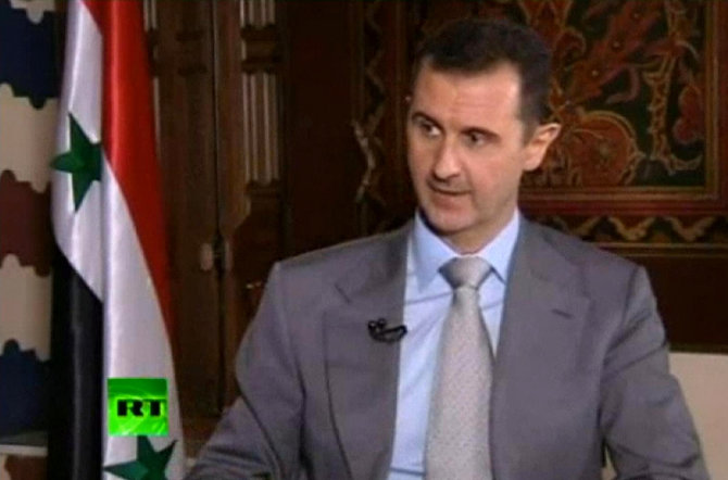 „Scanpix“/AP nuotr./Basharas al Assadas