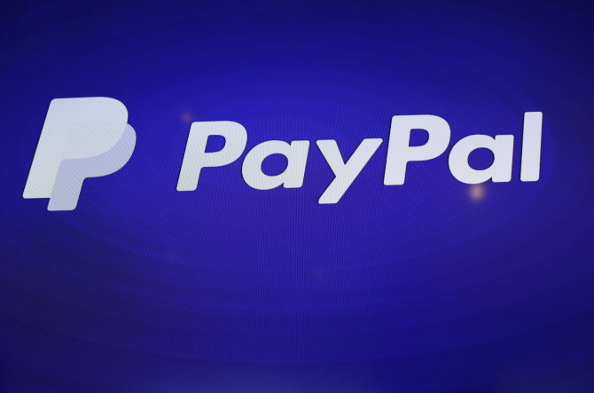 „Reuters“/„Scanpix“ nuotr./„PayPal“ logotipas