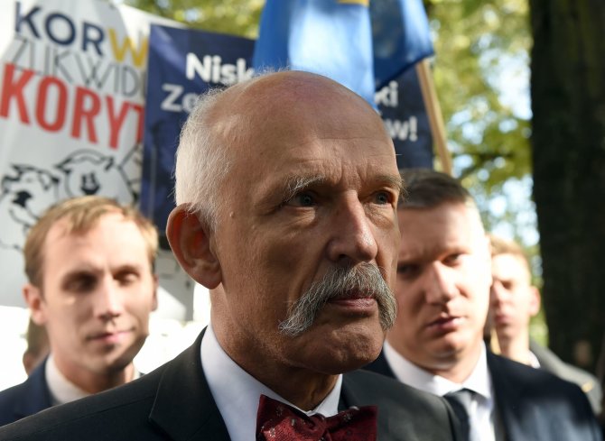 AFP/„Scanpix“ nuotr./Januszas Korwinas-Mikke