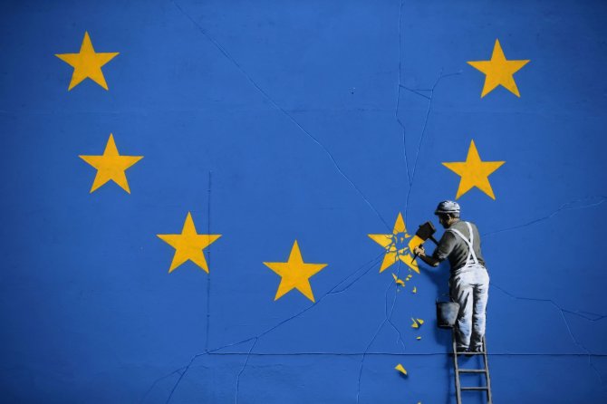 AFP/„Scanpix“ nuotr./Banksy priešinys 