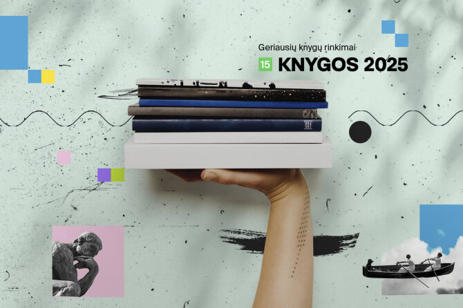 15min nuotr./15min geriausių knygų rinkimai 2025