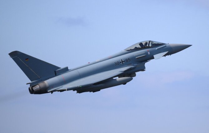 „Eurofighter“ / JOHN THYS / AFP