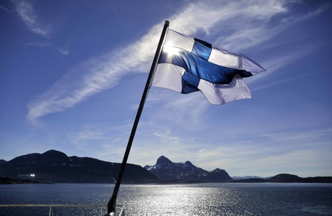„Scanpix“/AP nuotr./Suomijos vėliava