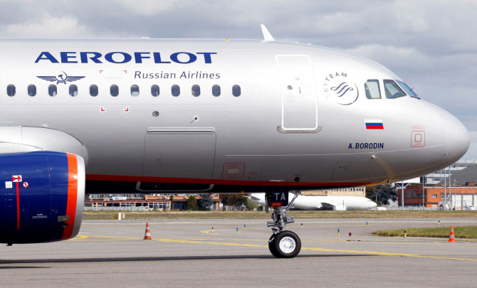 „Reuters“/„Scanpix“ nuotr./„Aeroflot“ lėktuvas