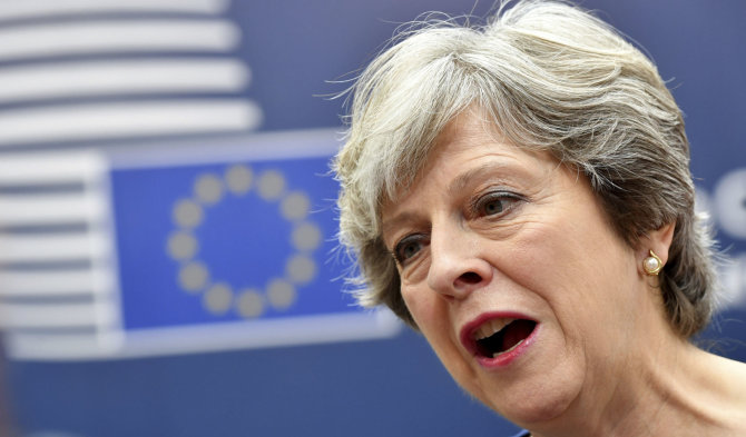 „Scanpix“/AP nuotr./Theresa May ES viršūnių susitikime