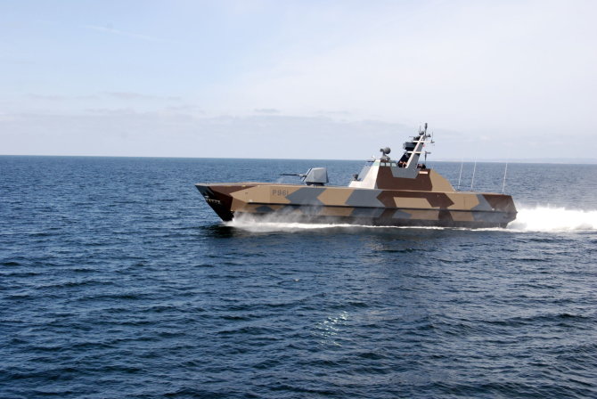 Creative Commons/Matt nuotr./Norvegijos karinio laivyno „Skjold“ klasės patrulio korvetė „Storm“