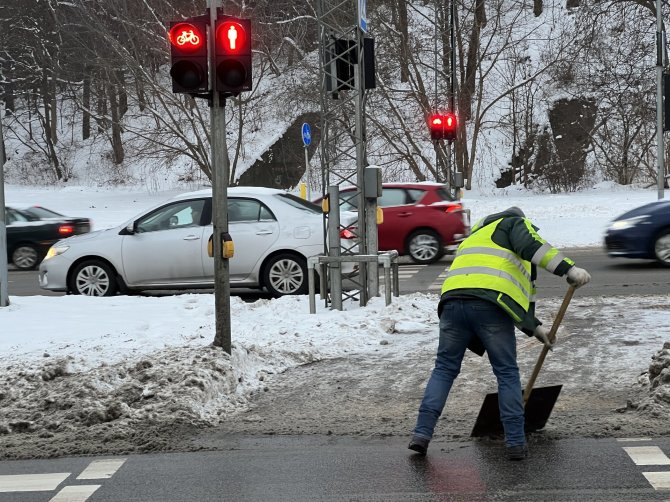 Žilvino Pekarsko / 15min nuotr./Eismas lijundros metu