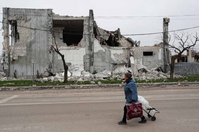 „Reuters“/„Scanpix“ nuotr./Sugriautas Mariupolis