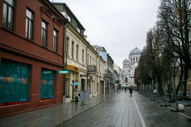 Eriko Ovčarenko / 15min nuotr./Atnaujinti Laisvės alėjos pastatai