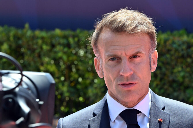 Emmanuelis Macronas / AFP