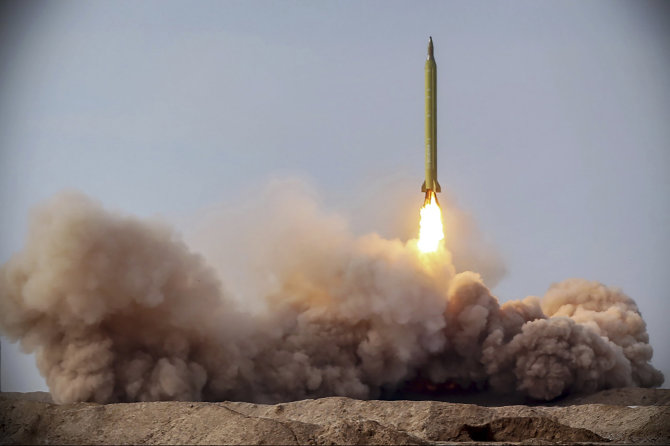 „Scanpix“/AP nuotr./Irano raketos